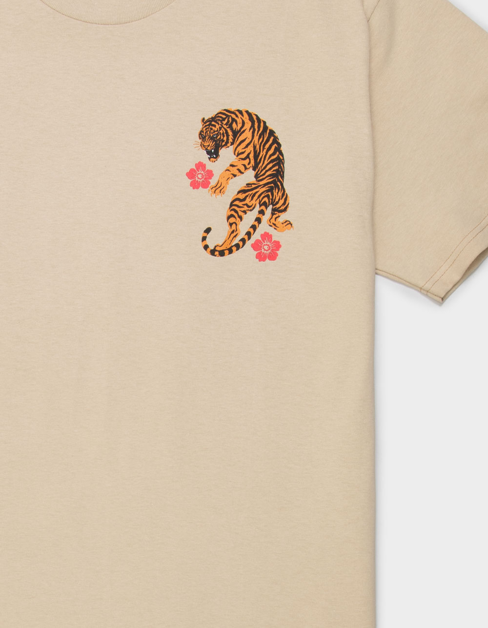 IKIGAI Tiger Mens Tee - SAND