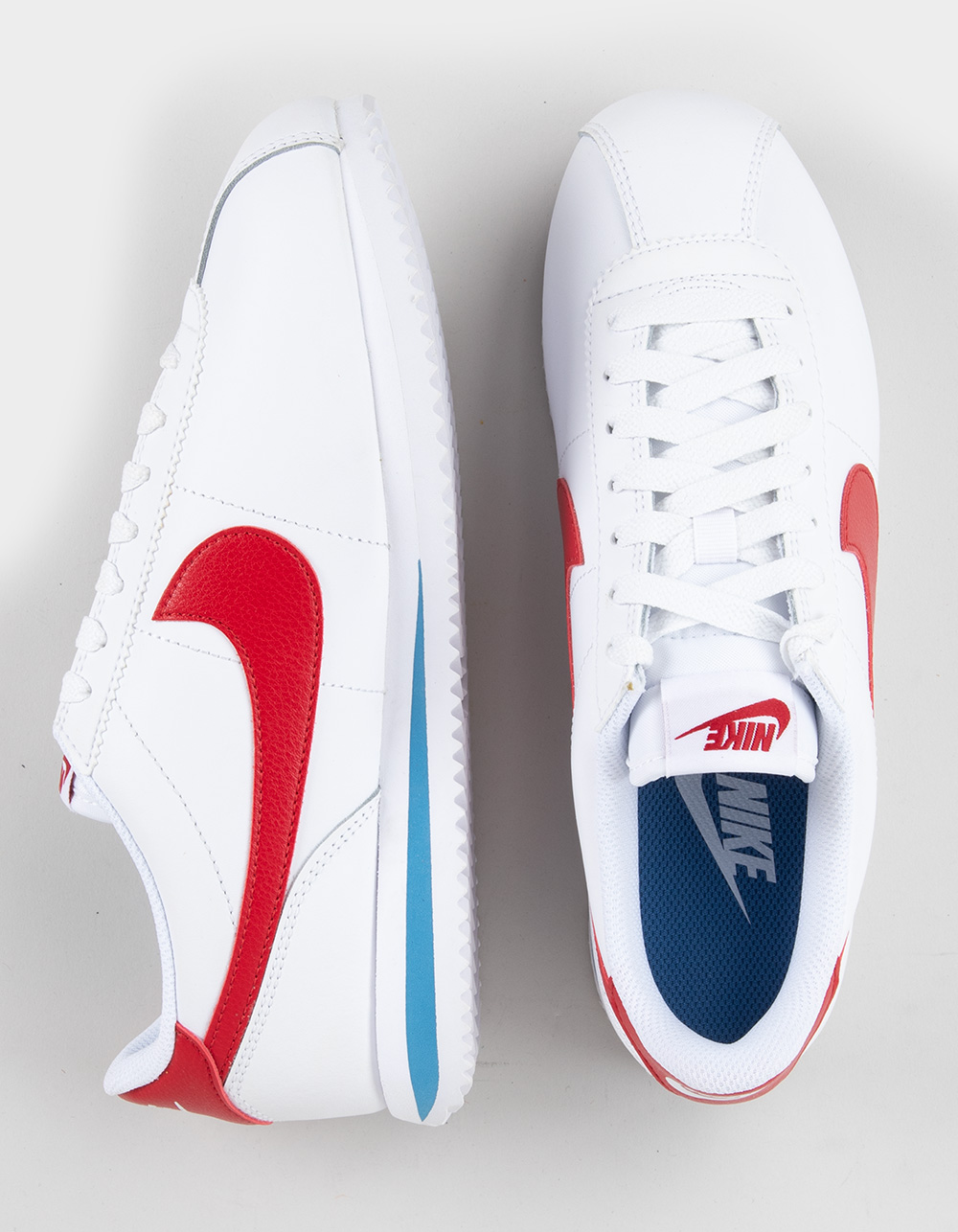 NIKE Cortez Womens Shoes - WHITE/VARSITY