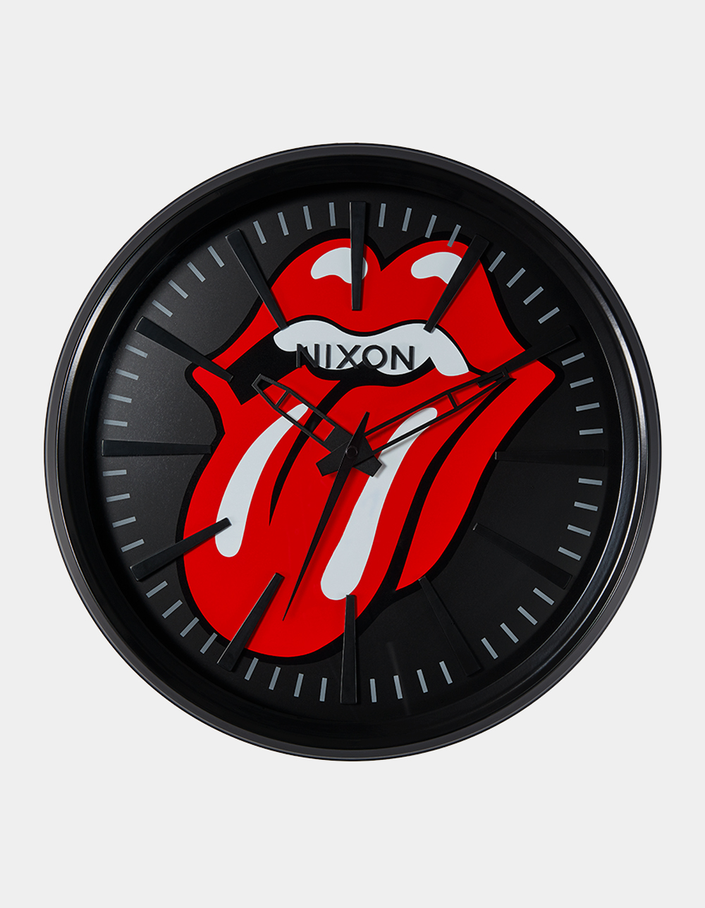 NIXON x Rolling Stones Sentry Wall Clock BLK/RED Tillys