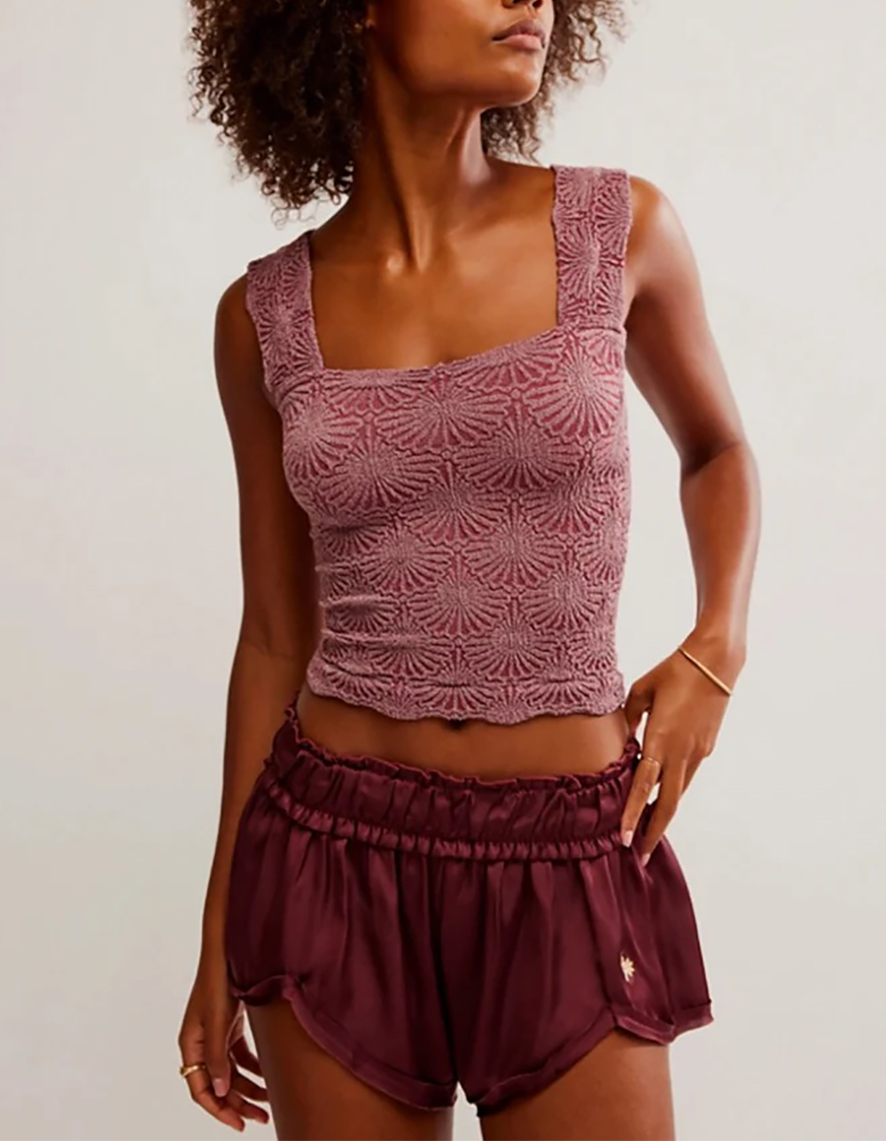 FREE PEOPLE Seamless Love Letter Womens Cami