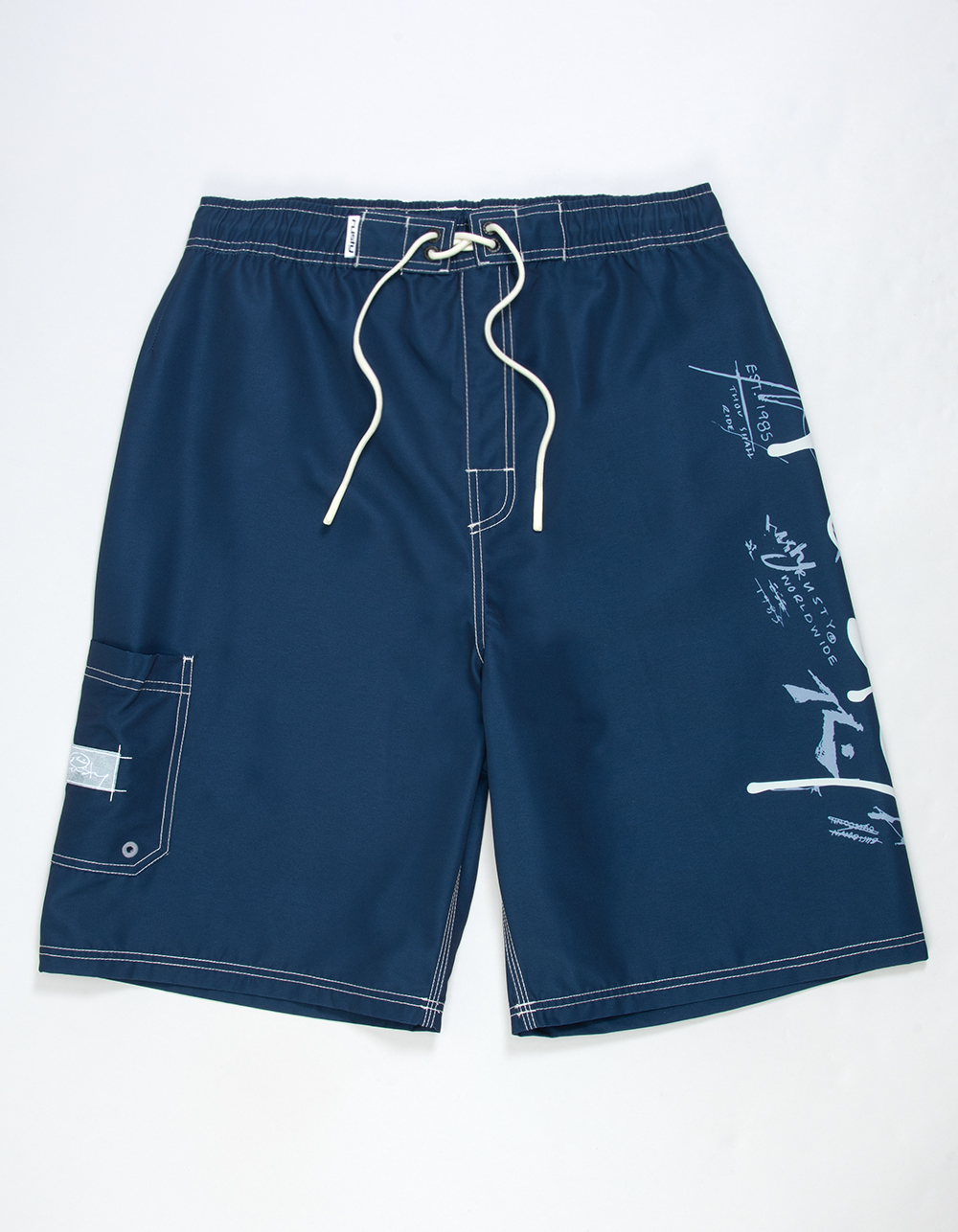 RUSTY Crisis Mens 23" Hybrid Waist Boardshorts - NAVY