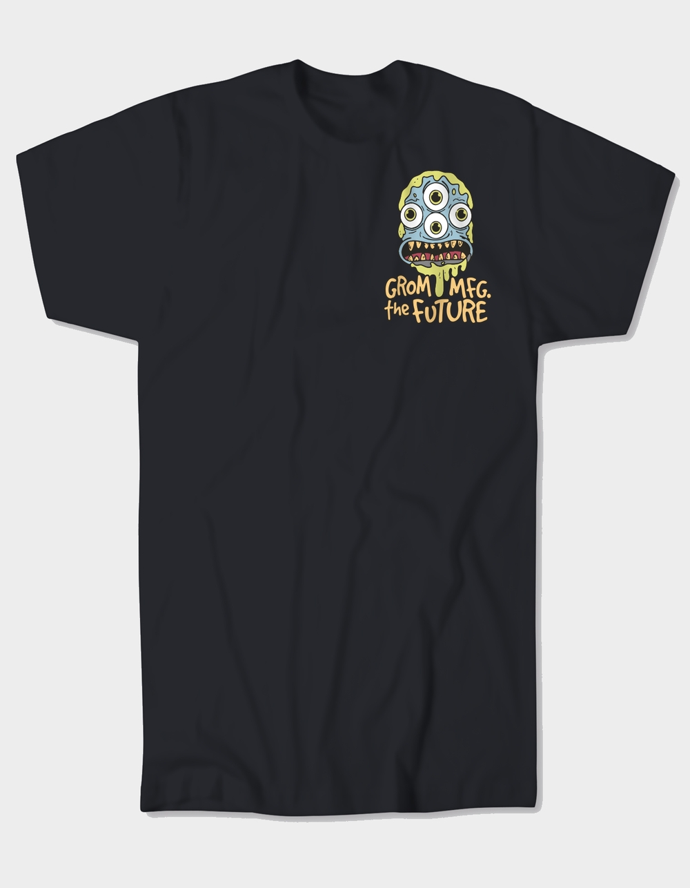 GROM Four Eyes Mens Tee - BLACK