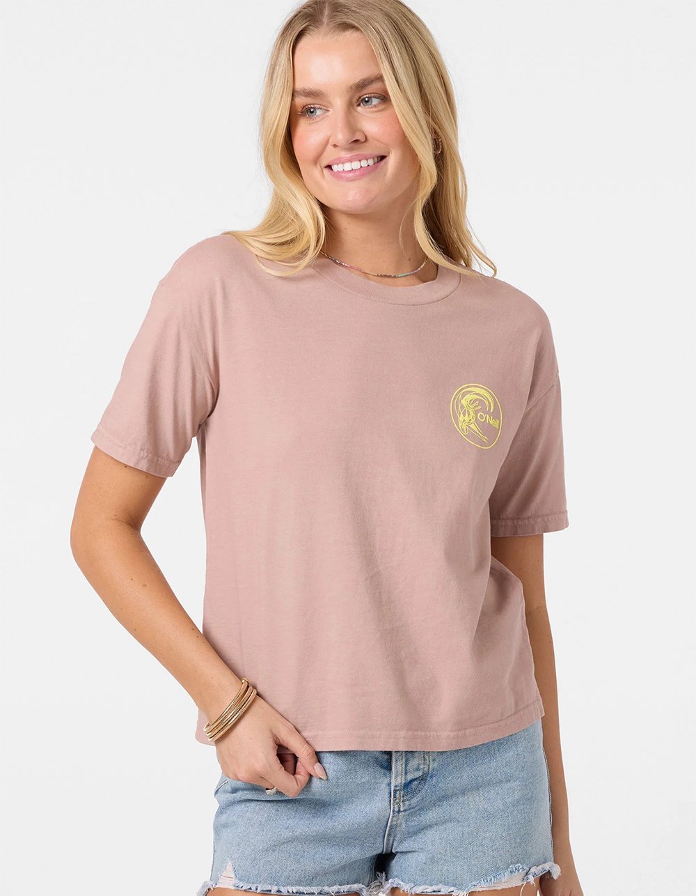 O'NEILL O'Riginals Sunny State Womens Easy Tee - PINK