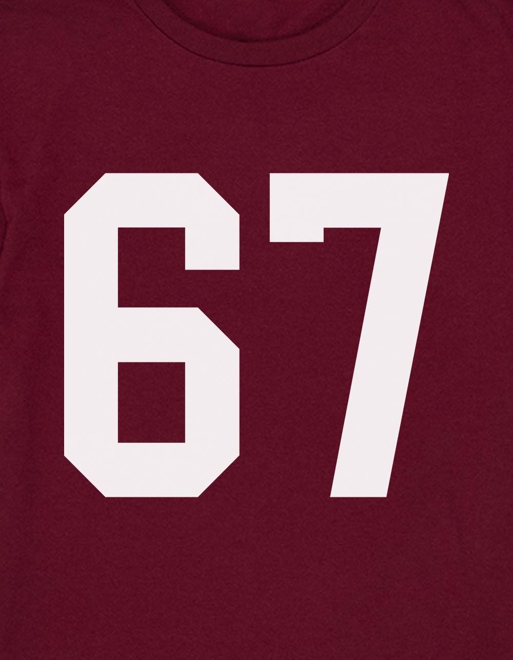 COLLEGIATE 67 Unisex Kids Tee - MAROON
