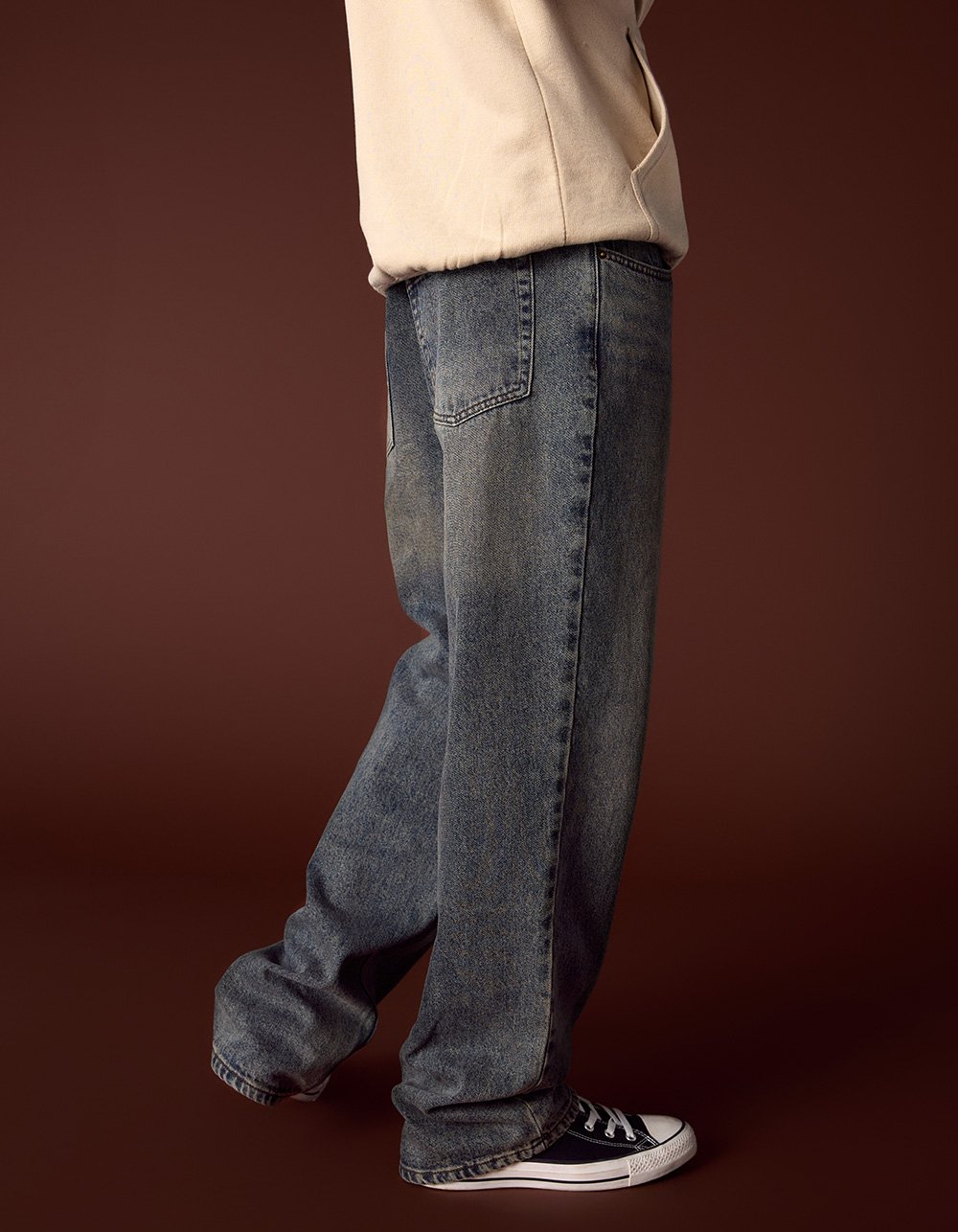 RSQ Mens Baggy Jeans - Dark Wash