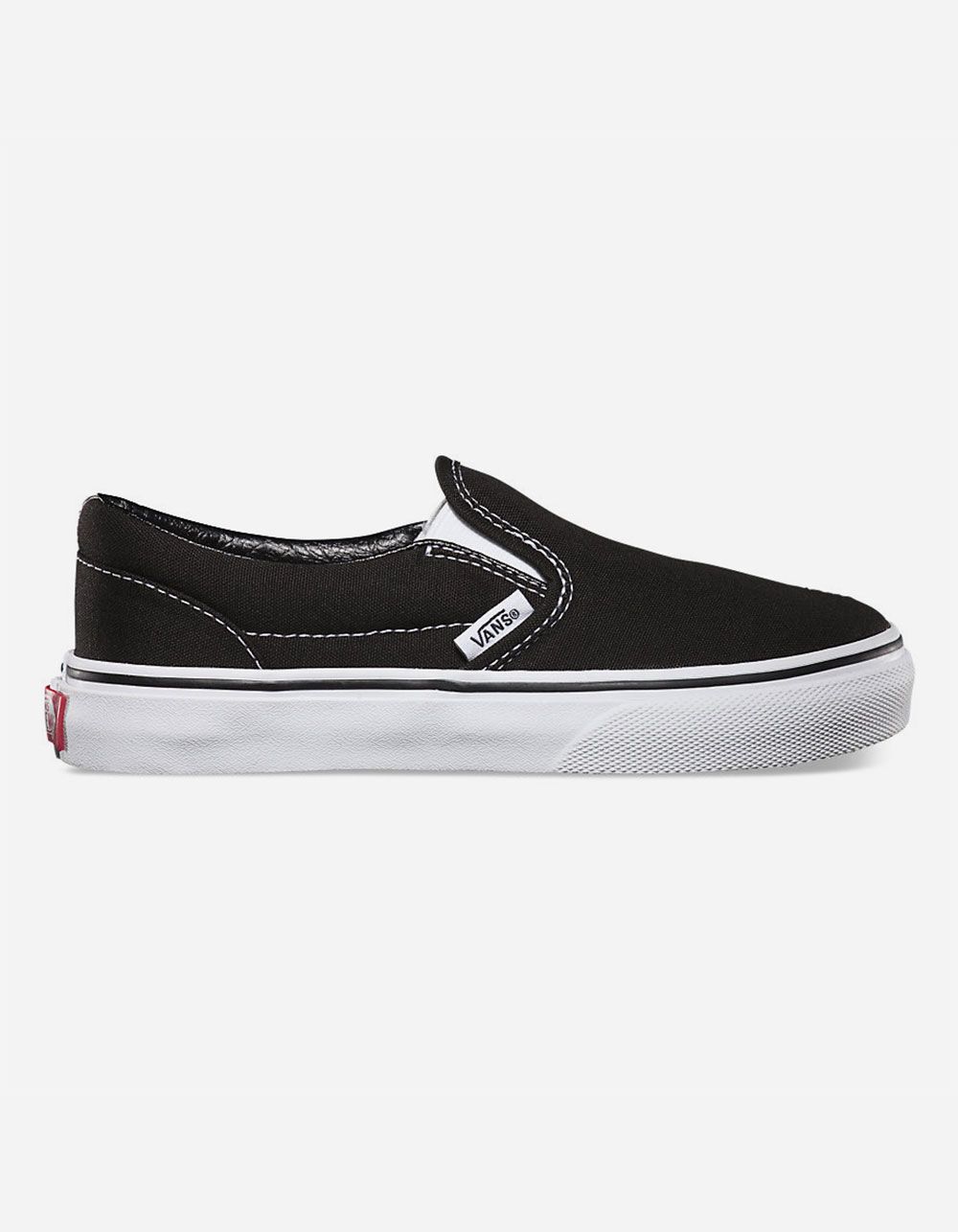 VANS Classic Slip-On Black & White Kids Shoes - BLACK | Tillys