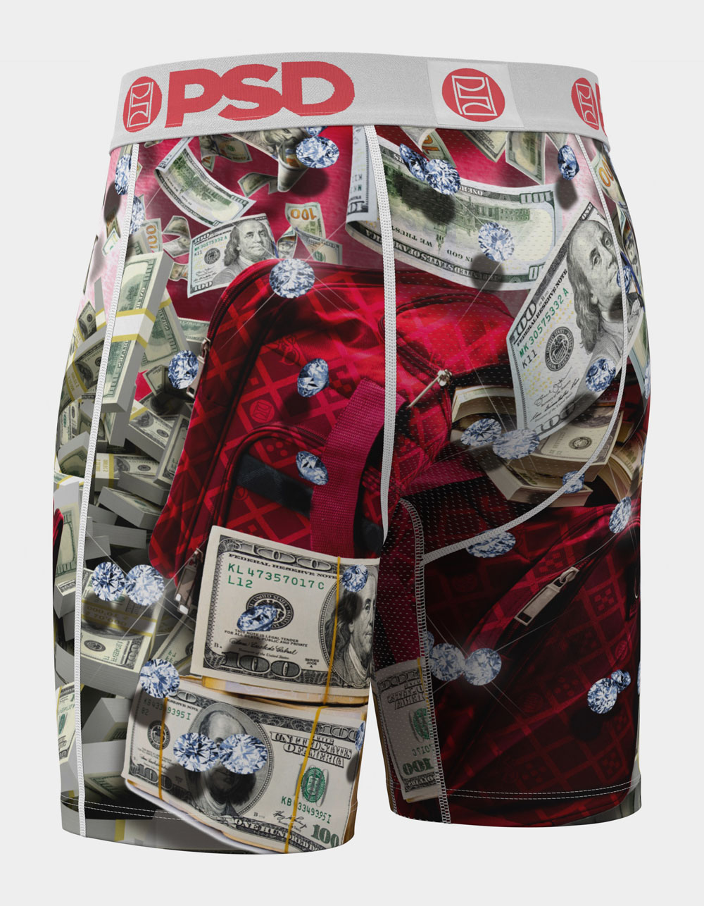 PSD Secure The Bag Mens Boxer Briefs - MULTI