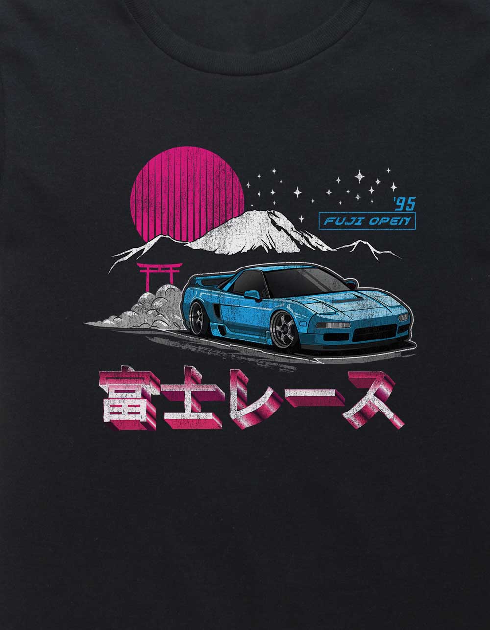 AUTO Fuji Open Kids Unisex Tee - BLACK