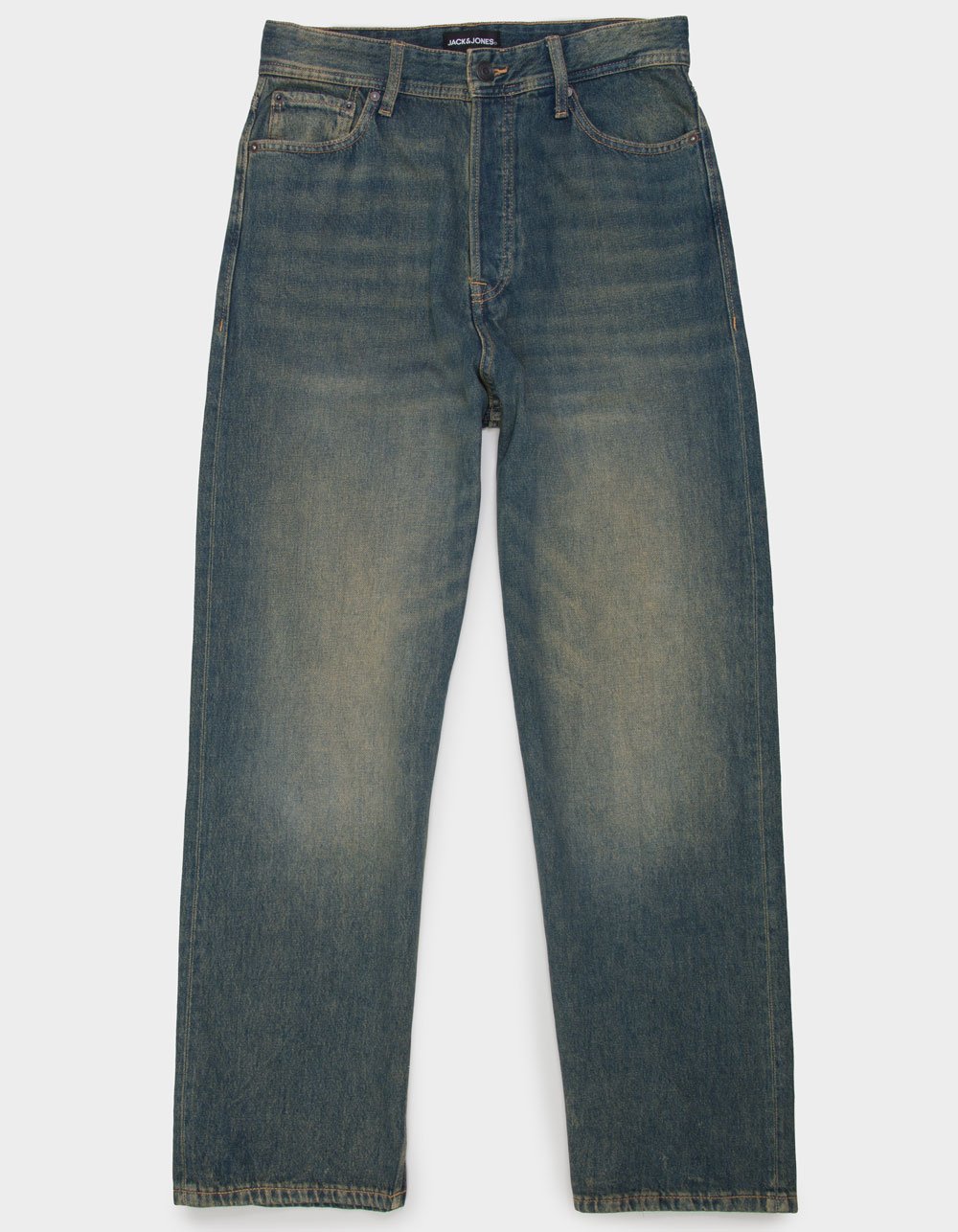JACK & JONES Ron MF 826 Noos Mens Baggy Jeans - Dark Wash