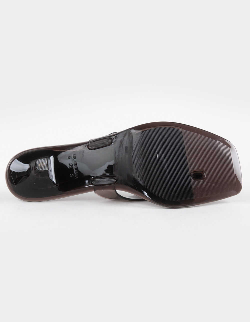 BAMBOO Stacy Womens Jelly Kitten Heels
