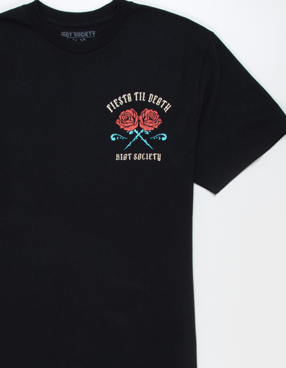 RIOT SOCIETY Last Fiesta Mens Tee - BLACK