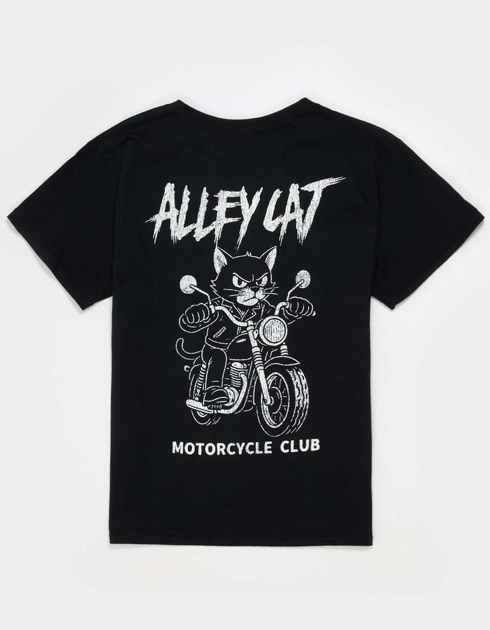 9TH LIFE Alley Cat MC Boys Tee - BLACK