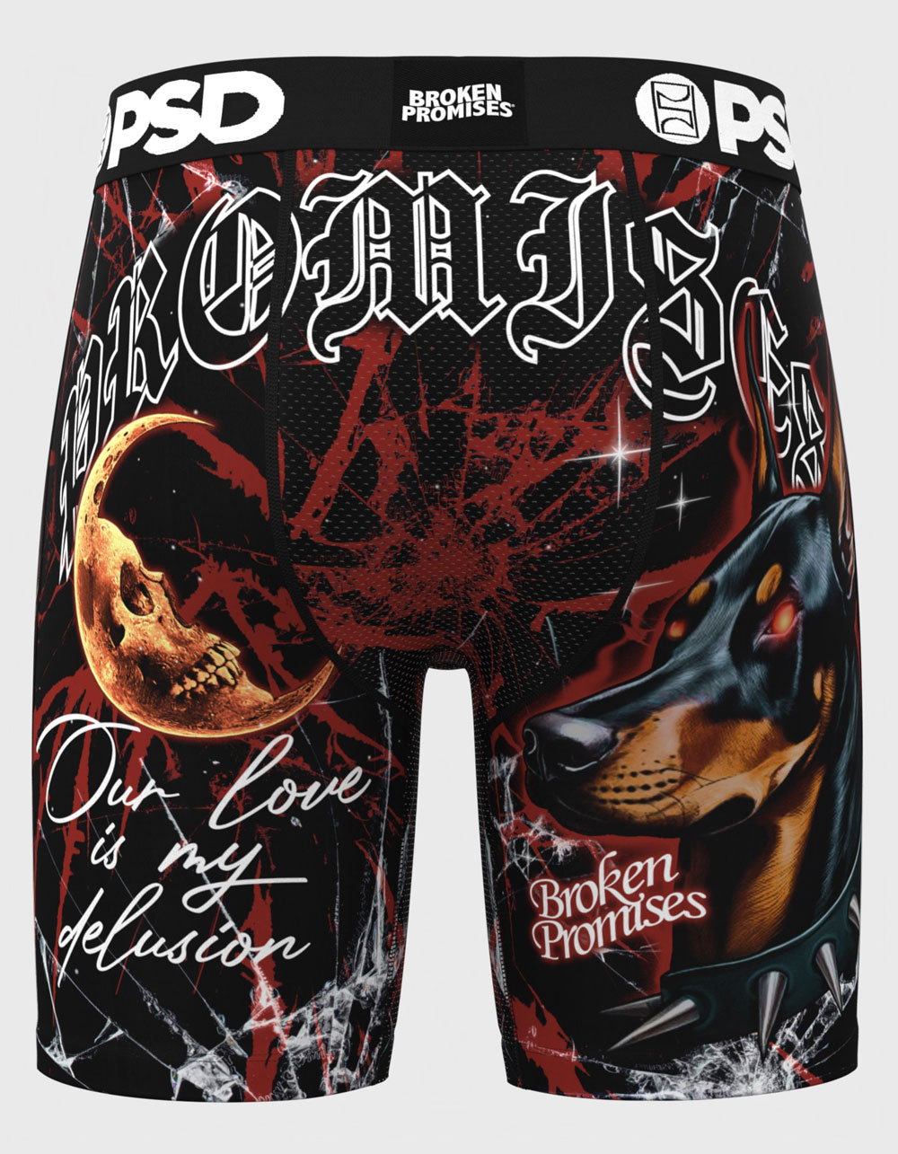 PSD Broken Promises Delusion Mens Boxer Briefs - MULTI