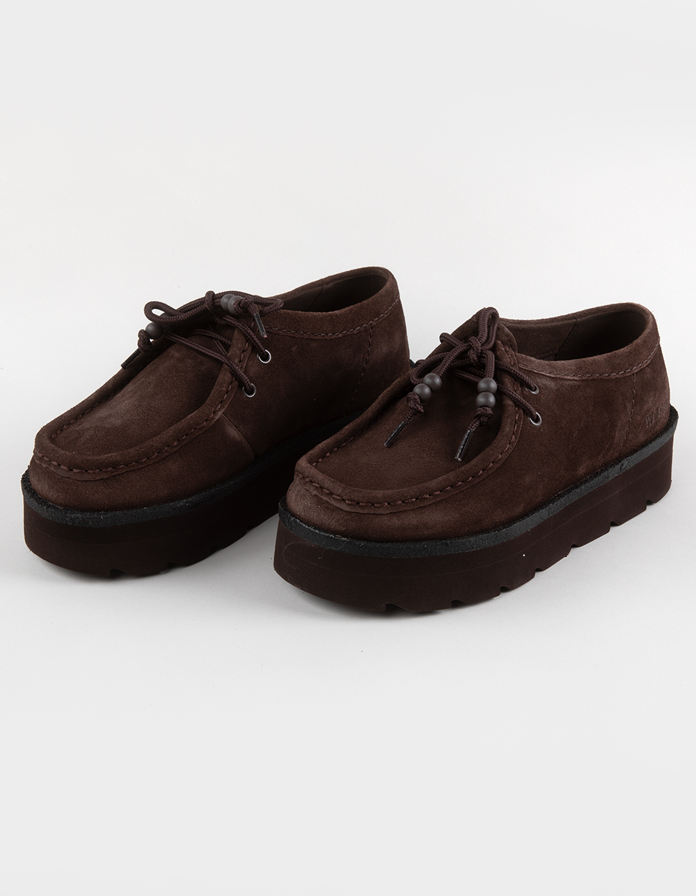 CLARKS Meare Walla Womens Shoes - CHOCOLATE
