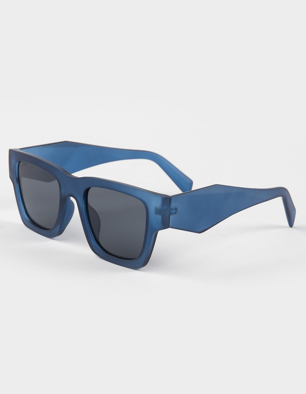 RSQ Matte Square Luster Sunglasses - NAVY