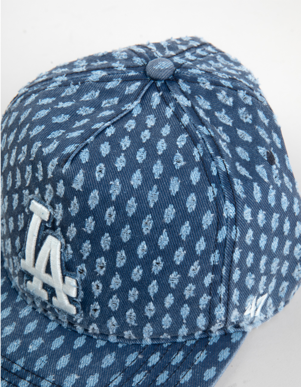 47 BRAND Los Angeles Dodgers Worn In '47 Hitch Strapback Hat - DENIM