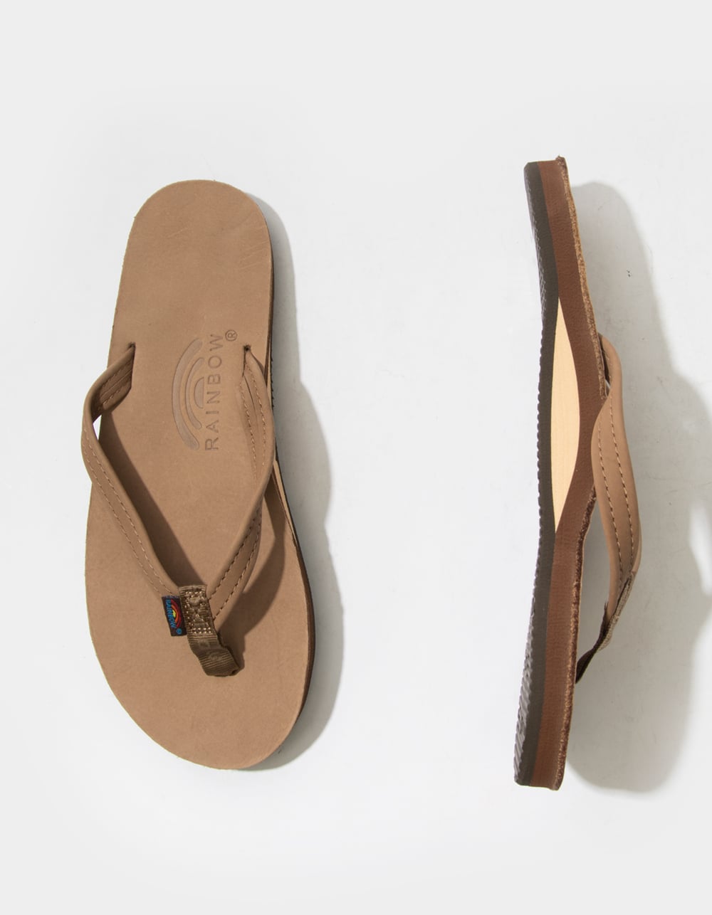 RAINBOW Narrow Strap Womens Flip Flops