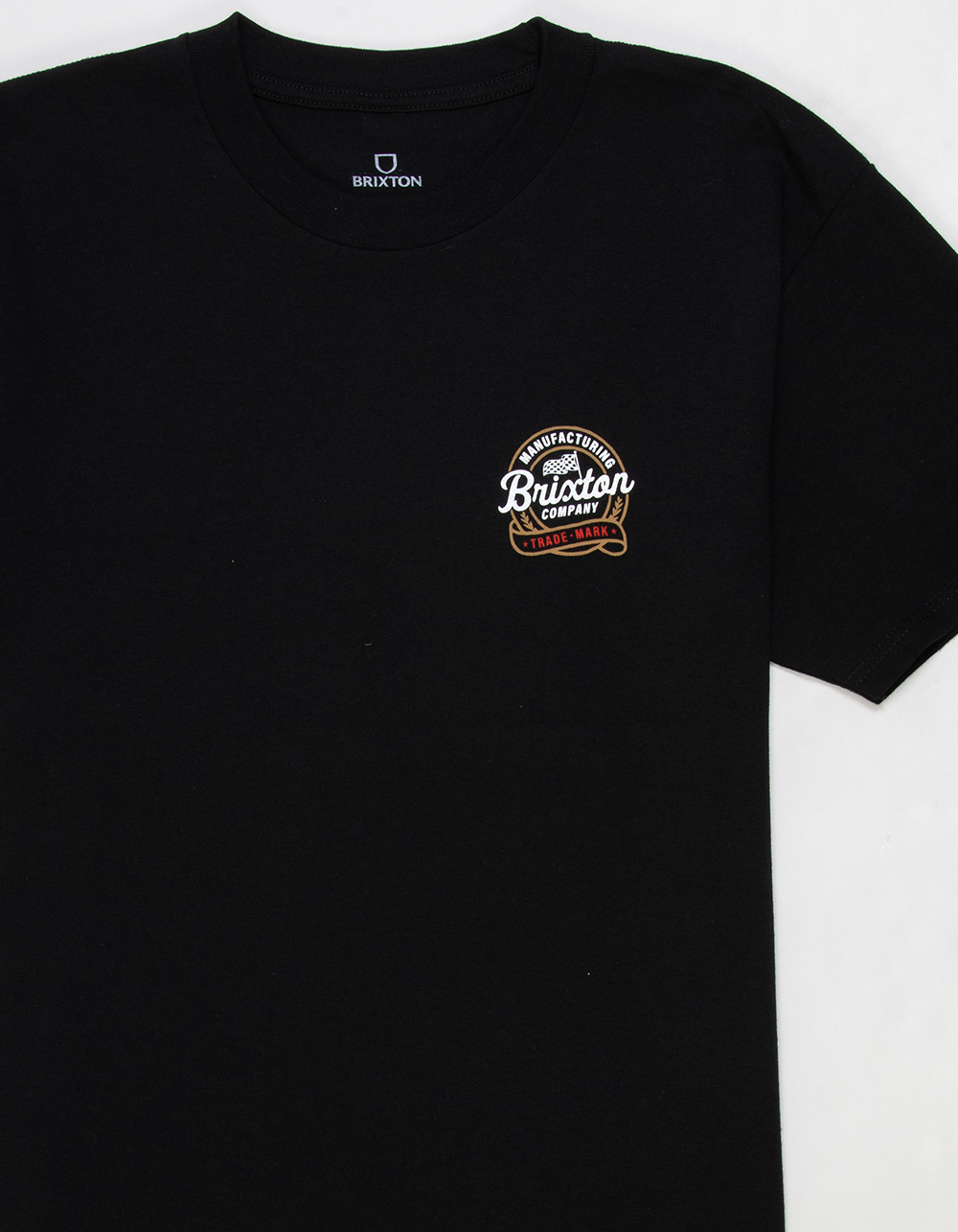 BRIXTON Qualifier Mens Tee - BLACK