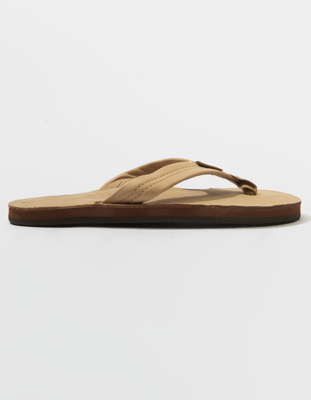 RAINBOW Leather Womens Flip Flops - SAND