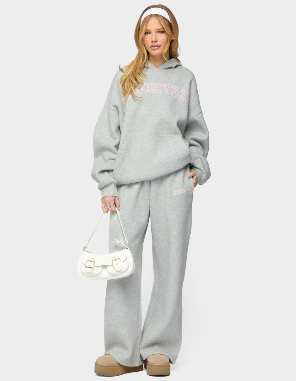 Edikted Lover Oversized Hoodie - GRAY