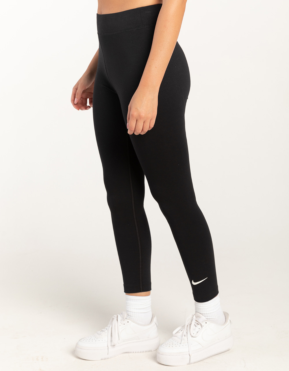 Nike Womens Sportswear Essential High-Rise Leggings Black XL