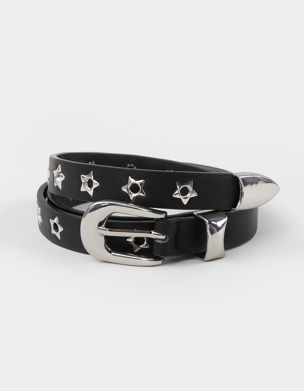 Star Grommet Belt - BLACK