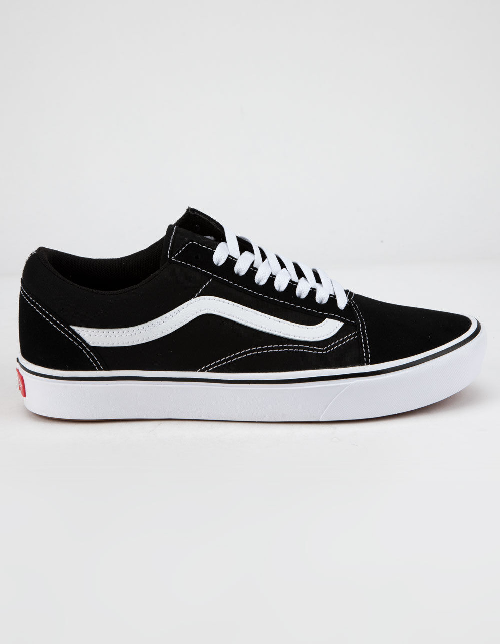 VANS ComfyCush Old Skool Black \u0026 True White Shoes - BLACK/TRUE WHITE |  Tillys