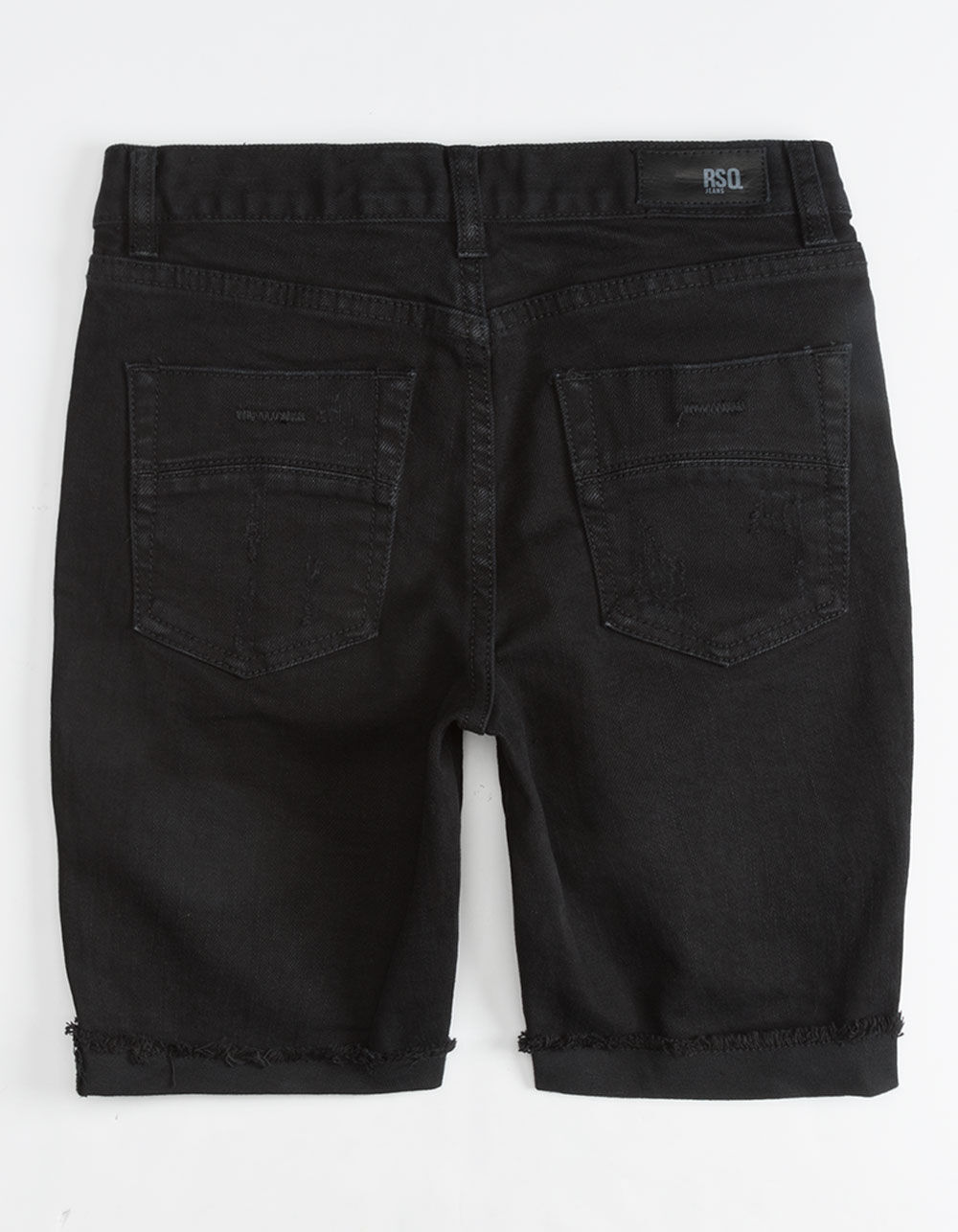 RSQ Rodell Boys Ripped Denim Shorts BLACK Tillys