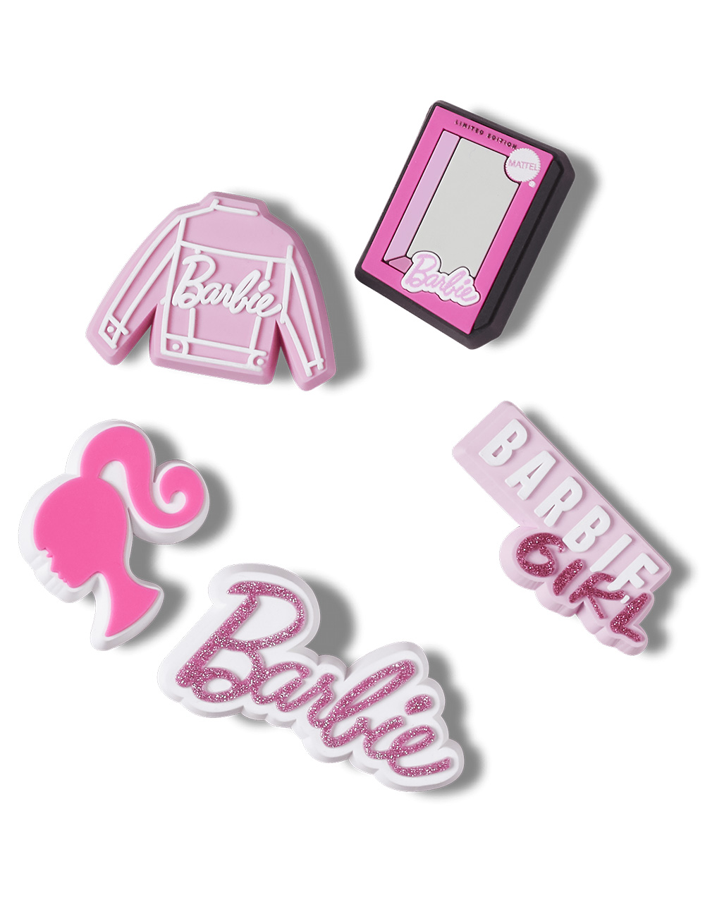 CROCS Barbie Pink 5 Pack Jibbitz™ Charms