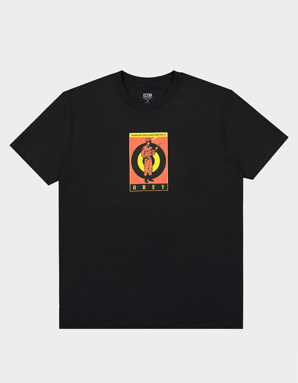 OBEY Riot Cop Mens Tee - BLACK