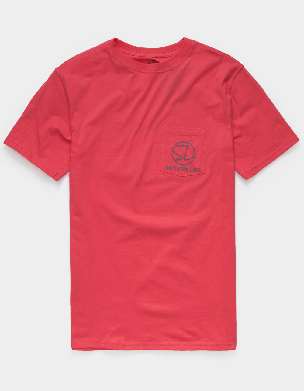 SOUTHERN LURE Send It Surf Mens Pocket Tee - CORAL | Tillys