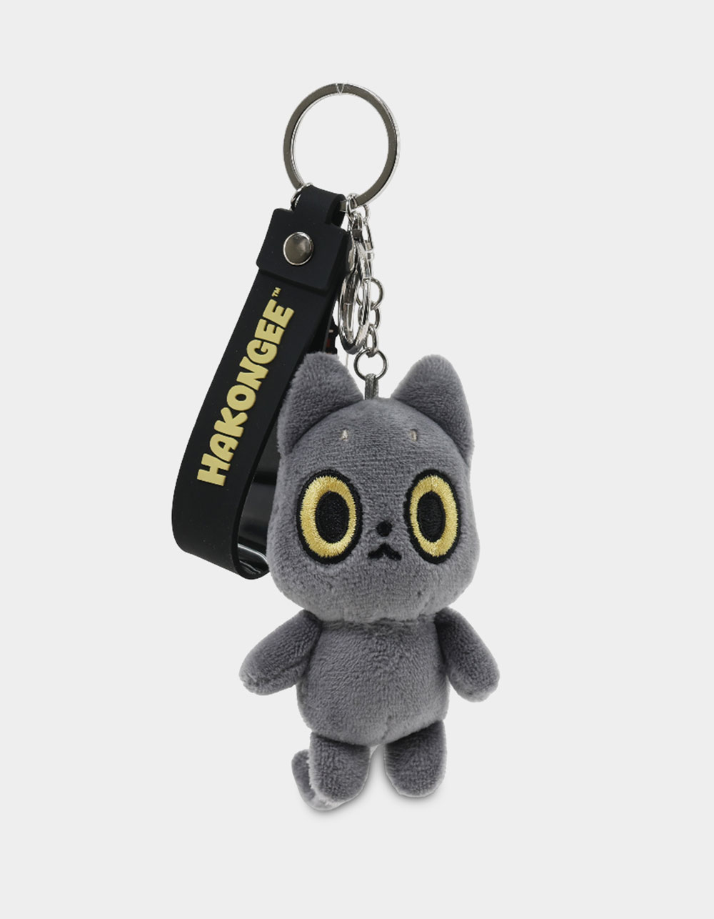 HAKONGEE Plush Bag Charm - CHARCOAL