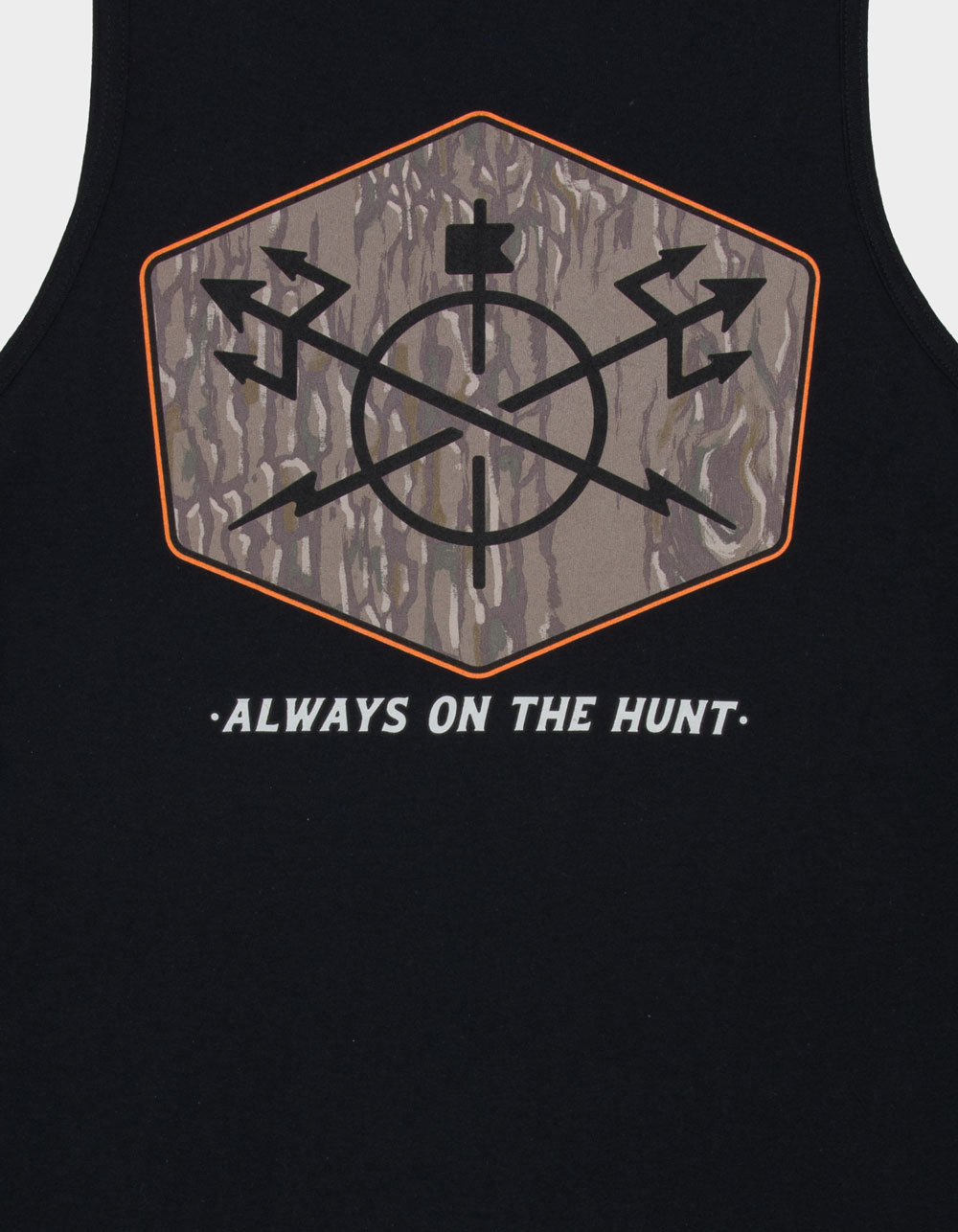 DARK SEAS Solid Oak Mens Tank Top - BLACK