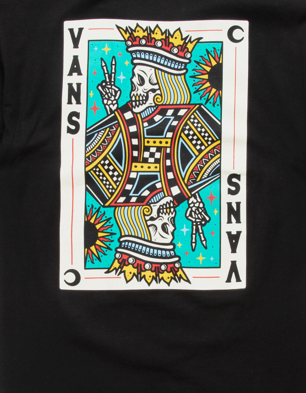 VANS Peace And Luck Mens Tee - BLACK | Tillys