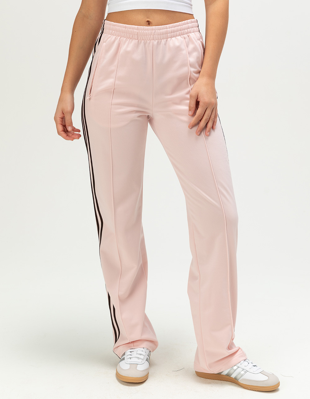 ADIDAS Originals Firebird Womens Classic Track Pants - PINK/BROWN