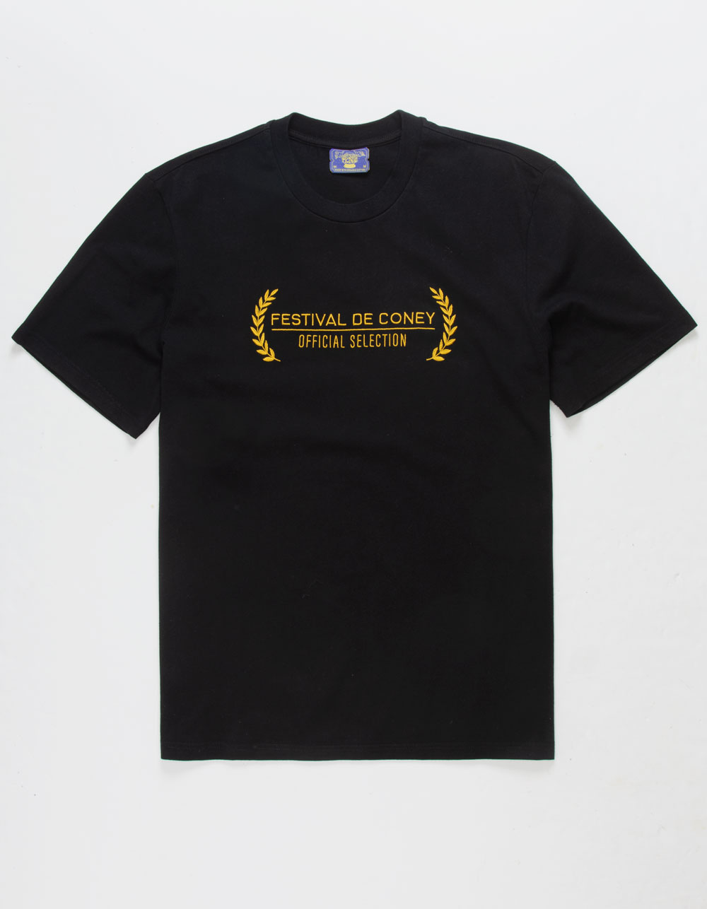 CONEY ISLAND PICNIC Embroidered Film Festival Mens Tee BLACK Tillys