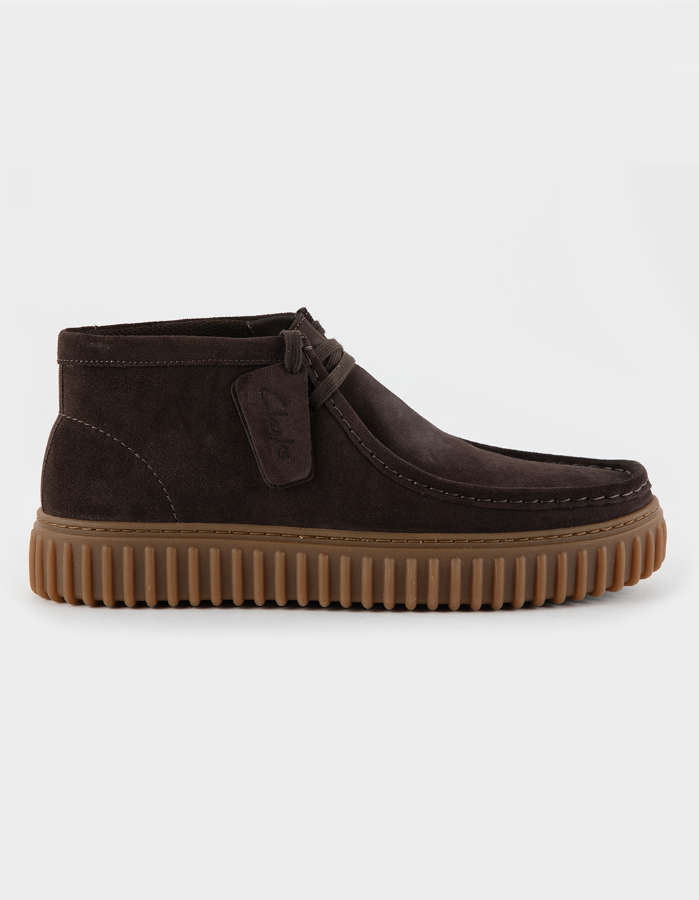Clarks Torhill Hi Chukka Boot in Red for Men