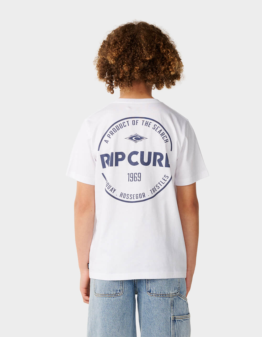 RIP CURL Staple Boys Tee - WHITE
