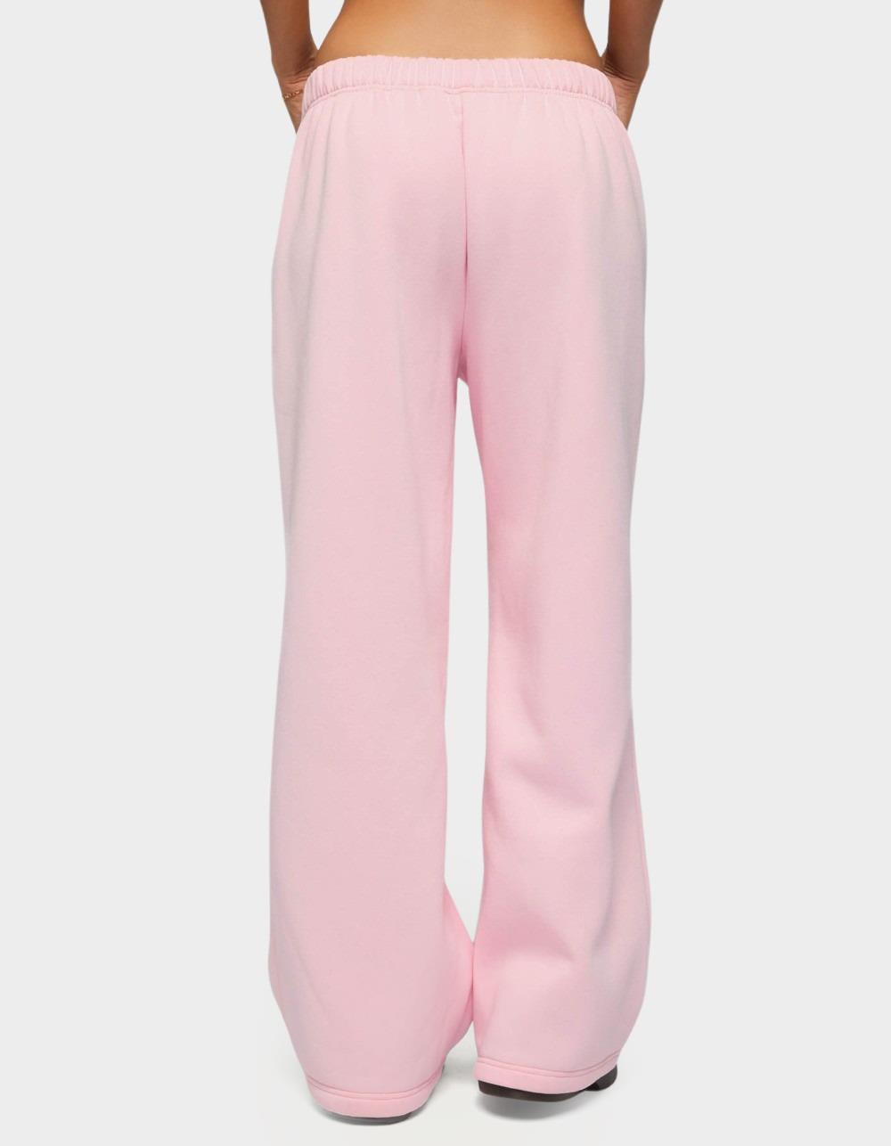 Edikted Camo Crush Sweatpants - LIGHT PINK