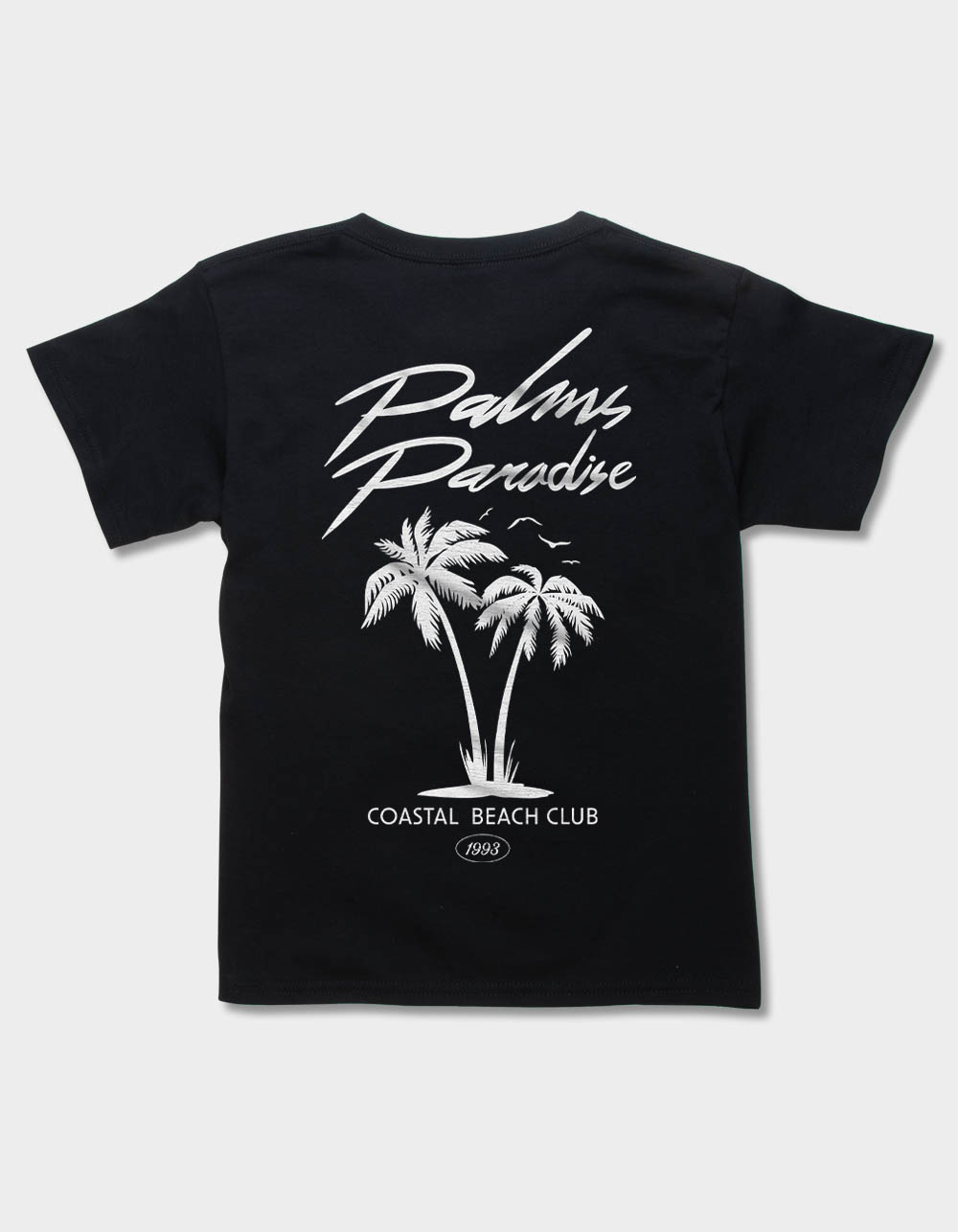 PARADISE Palms Unisex Kids Tee - BLACK