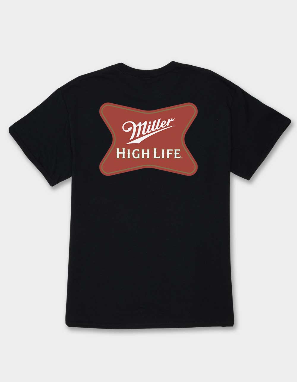 MILLER HIGH LIFE Simple Logo Unisex Tee - BLACK