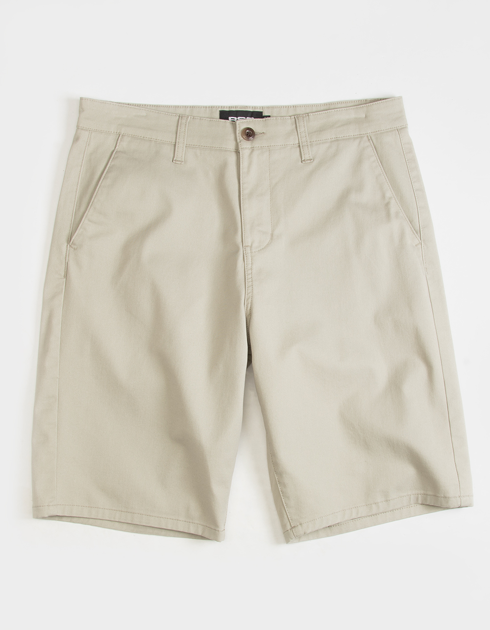 RSQ Mens Long 10" Chino Shorts - KHAKI