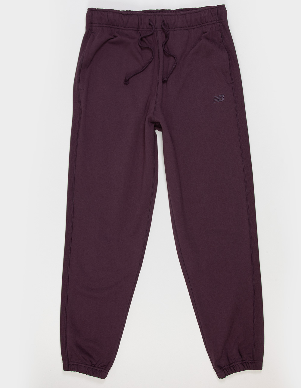 NEW BALANCE Athletics Mens French Terry Joggers - PLUM