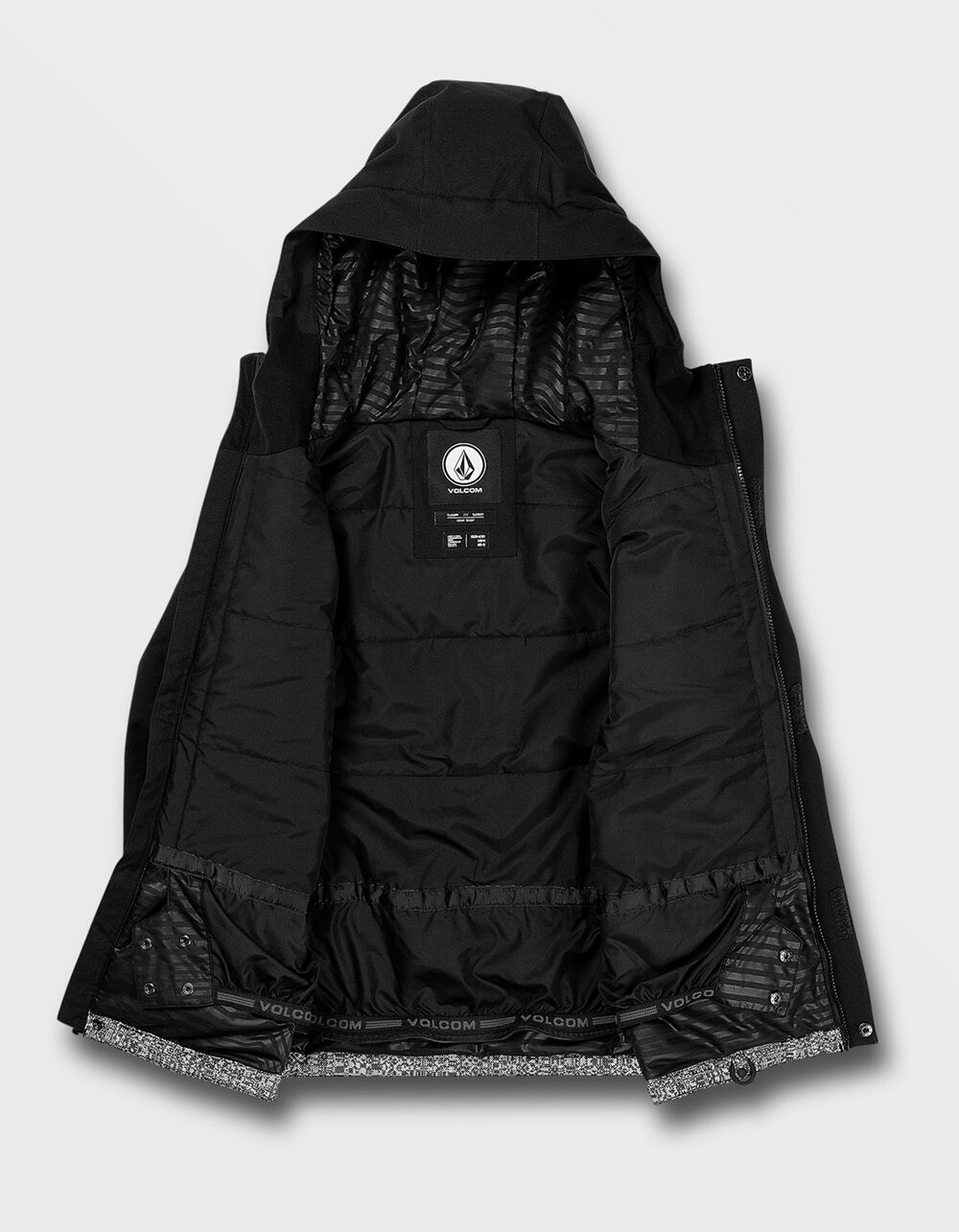 17Forty Insulated Boys Black & Gray Snow Jacket BLACK/GRAY