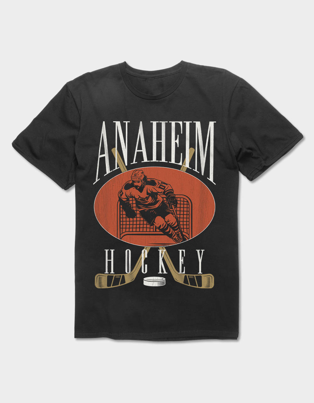 ANAHEIM Hockey Unisex Tee - BLACK