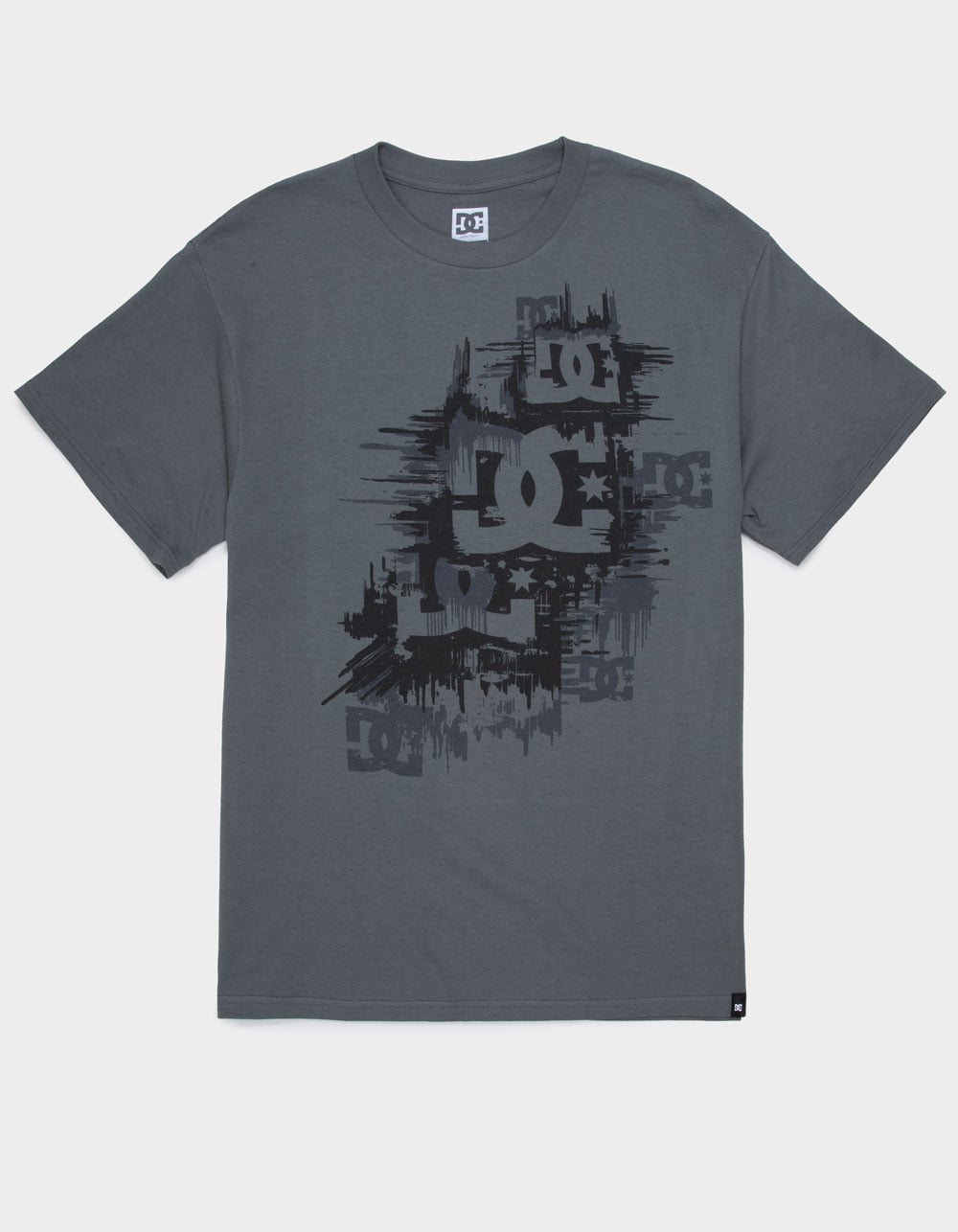 DC SHOES Slashed Mens Tee - CHARCOAL