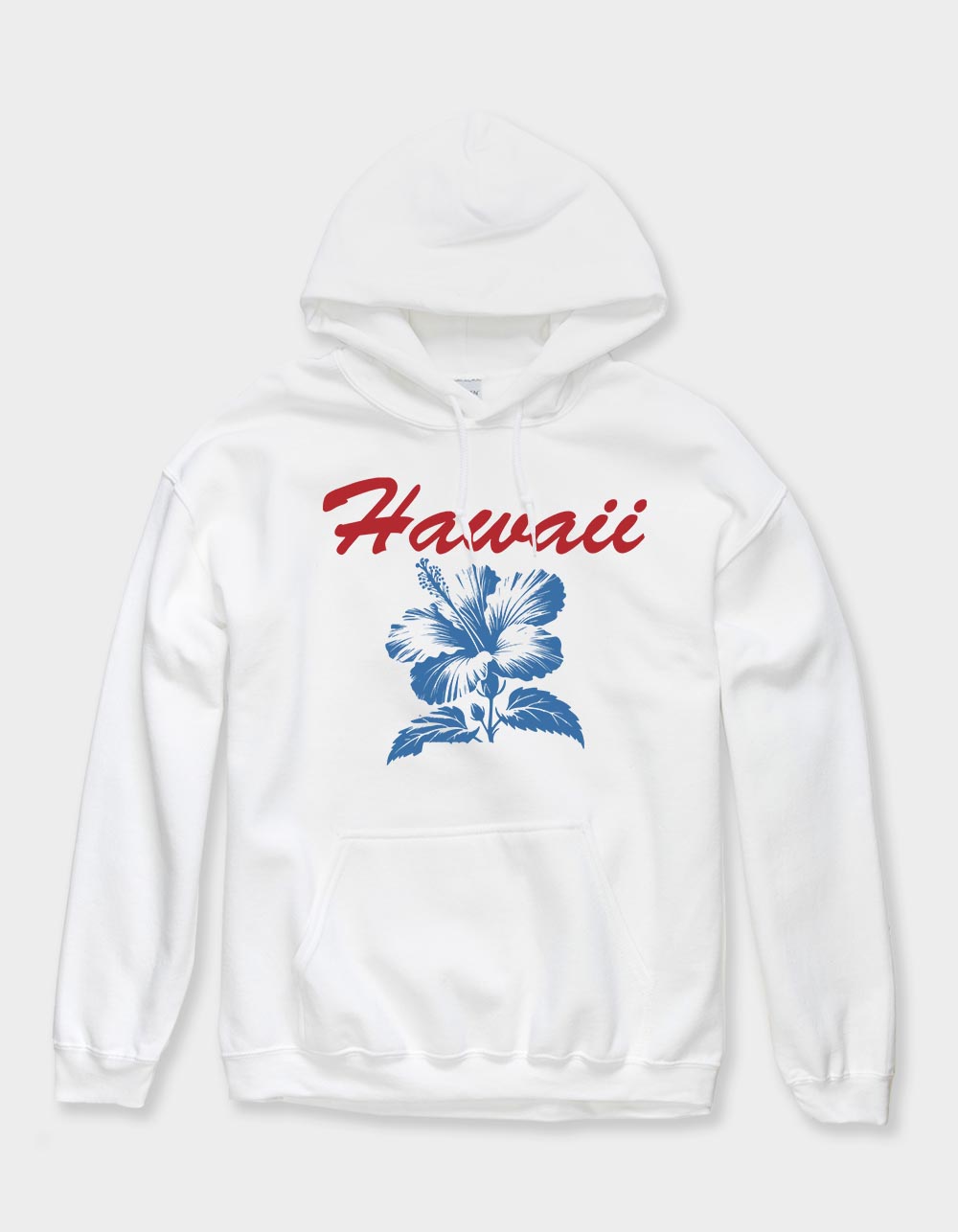 HAWAII Hibiscus Farm Unisex Hoodie - WHITE