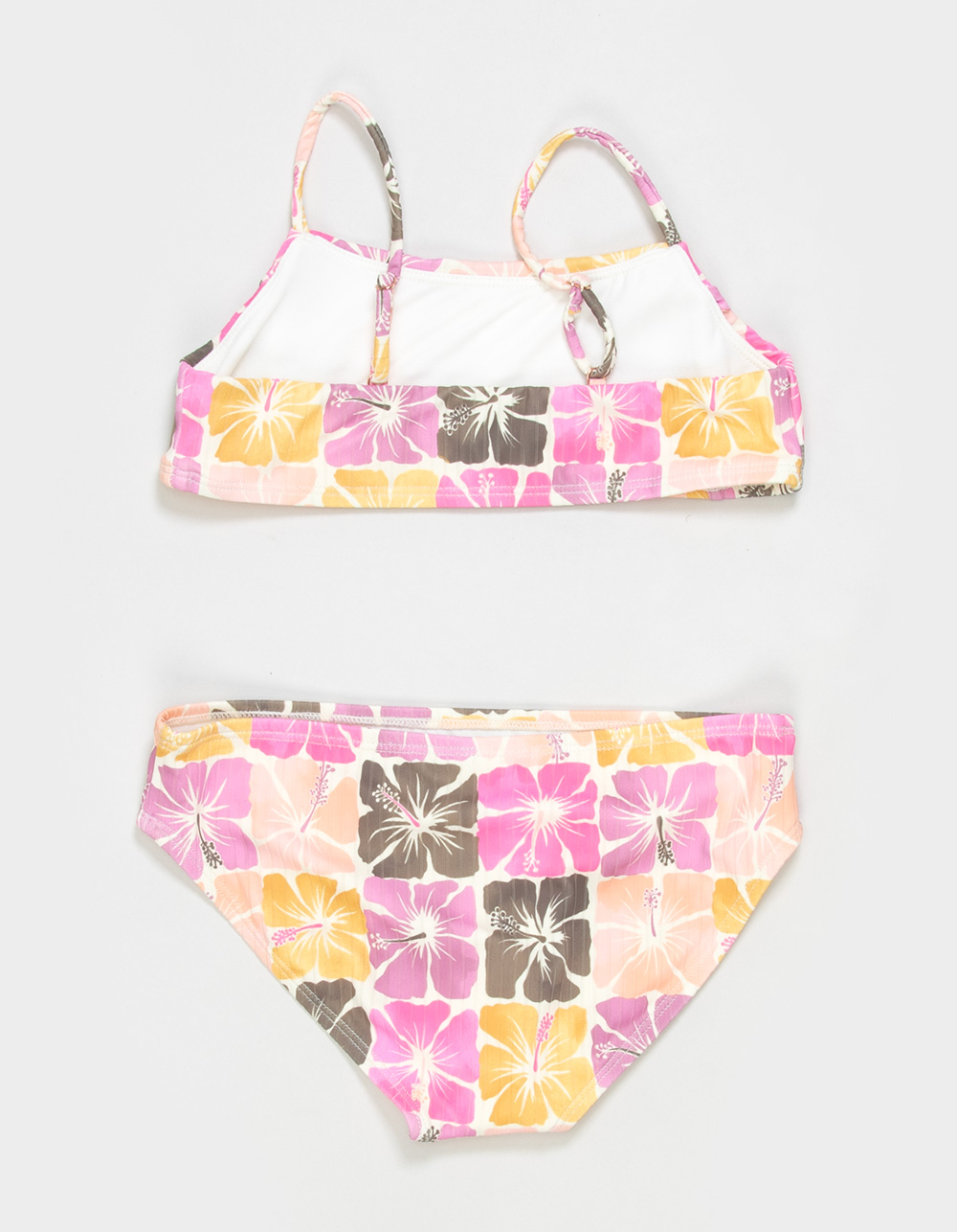 RAISINS Moonblossom Girls Texture Bralette Bikini Set - MULTI