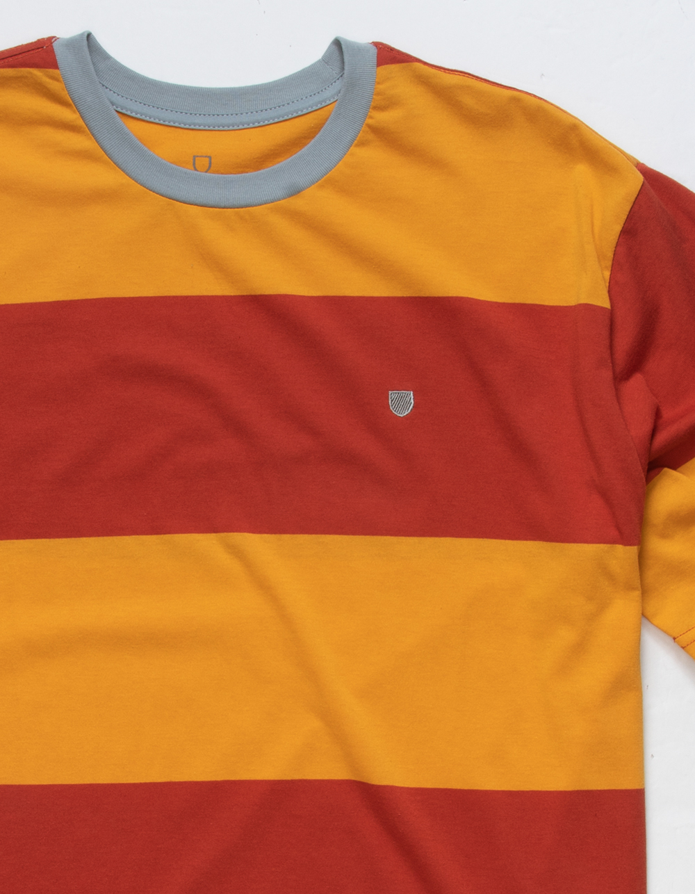 BRIXTON Hilt Boxy Shield Mens Tee - RED COMBO