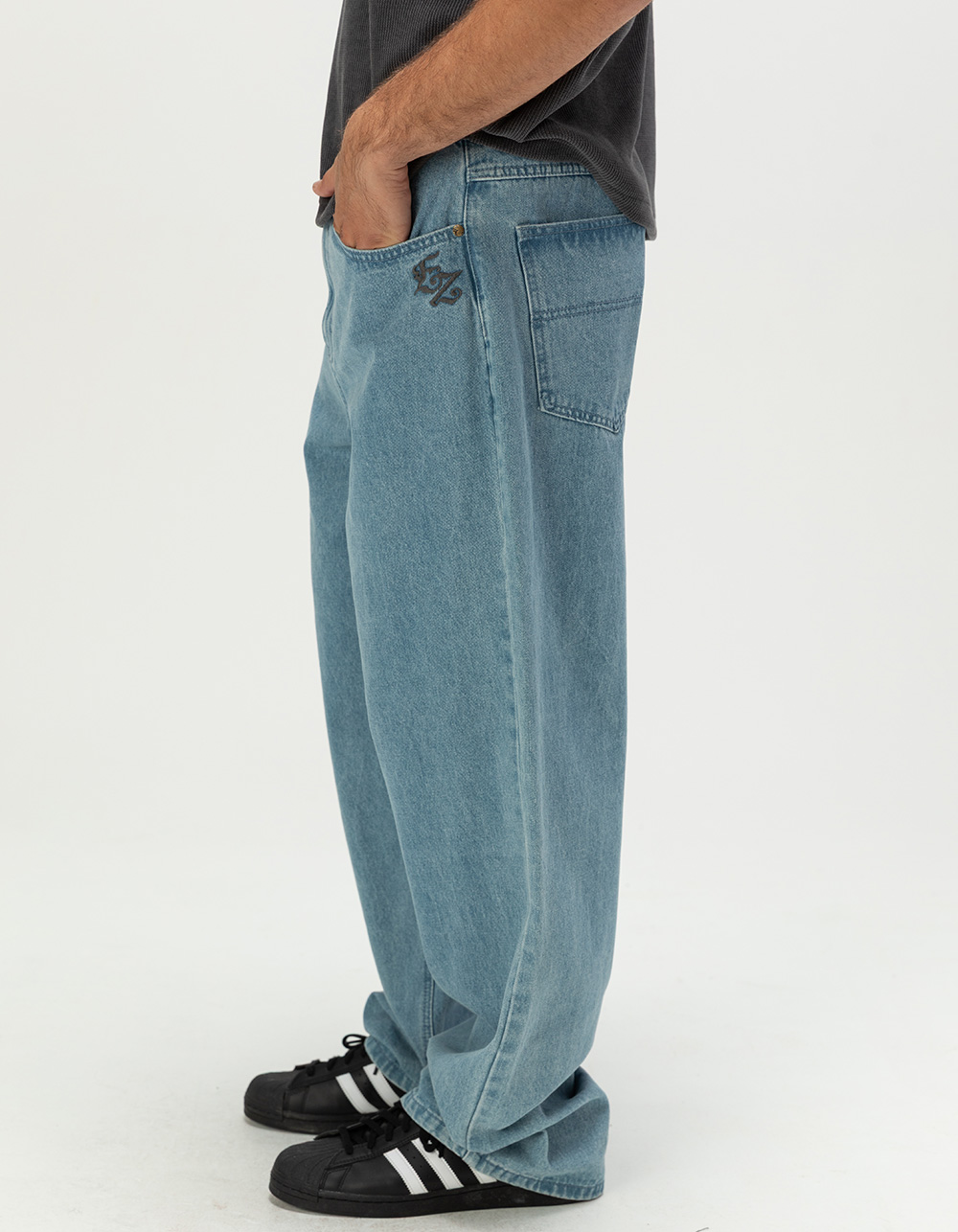 EZEKIEL Getz Mens Loose Jeans - LIGHT WASH